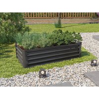 32% Rabatt ✓ 1 × 1 m | Hochbeet Stahl 120x60x35 cm - einfache Montage Unkategorisiert online kaufen