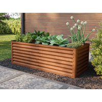32% Rabatt ✓ 2 × 1 m | Hochbeet Cortenstahl 180x75x60 cm – einfache Montage Unkategorisiert online kaufen