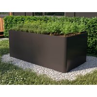 33% Rabatt ✓ 2 × 1 m | Hochbeet aus Stahl 200x107x80 cm, Matgerialstärke 2 mm Unkategorisiert online kaufen