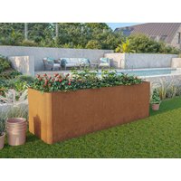 33% Rabatt ✓ 3 × 1 m | Hochbeet aus Cortenstahl 250x80x80 cm Unkategorisiert online kaufen