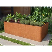 35% Rabatt ✓ 2 × 1 m | Hochbeet aus Cortenstahl 200x107x60 cm Unkategorisiert online kaufen