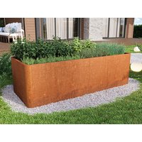 35% Rabatt ✓ 2 × 1 m | Hochbeet aus Cortenstahl 200x80x60 cm Unkategorisiert online kaufen