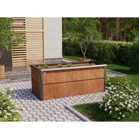 37% Rabatt ✓ 2 × 1 m | Cortenstahl Hochbeet 200x85x77 cm | 30 mm Wandpaneele & Unkategorisiert online kaufen