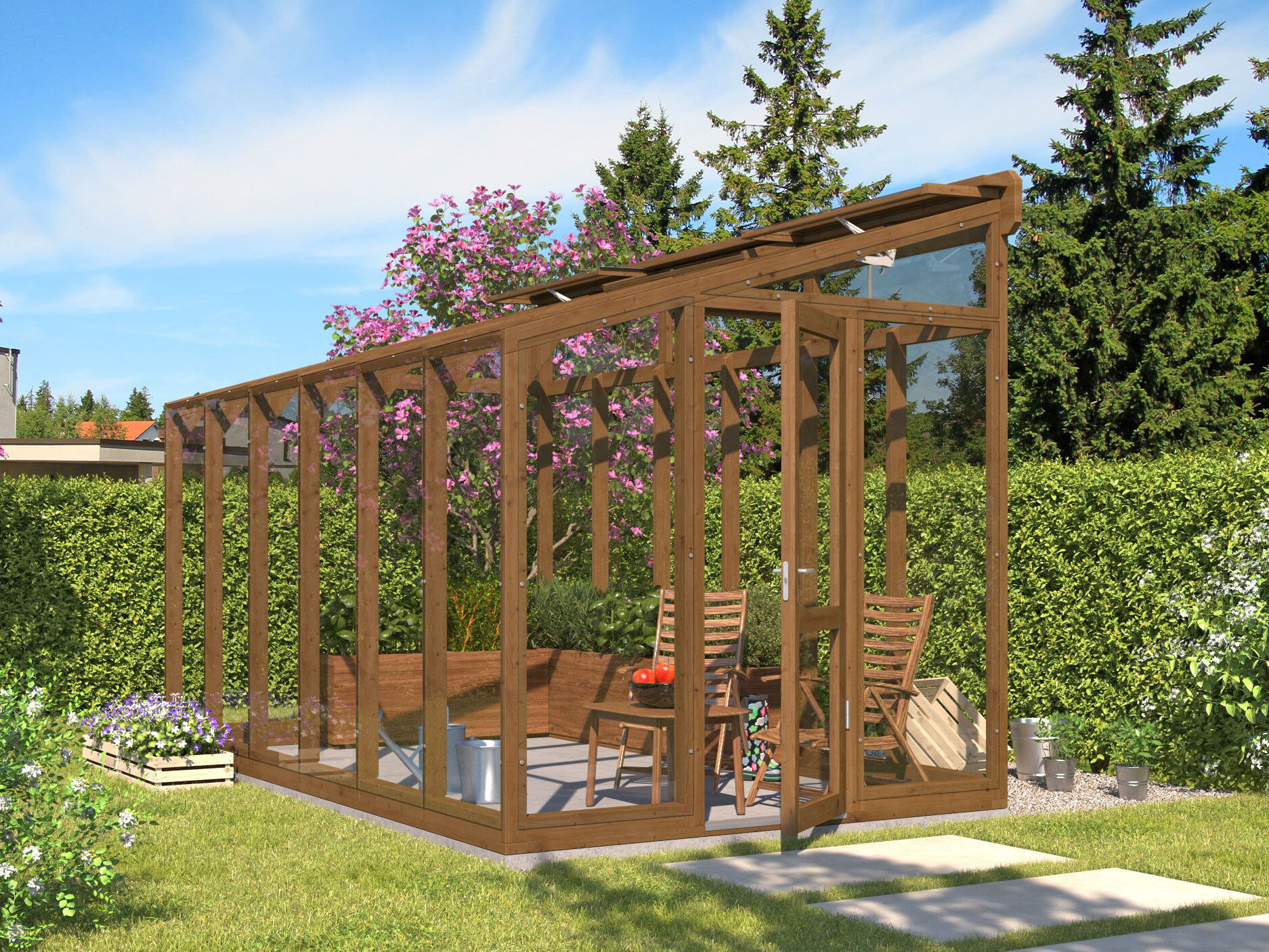 Fjordholz Premium Gewächshaus Modell Greenline Nr. Unkategorisiert online kaufen