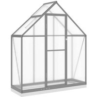 Gewächshaus anthrazit B/H/L: ca. 58x202x169 cm