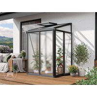 GFP 137 x 132 cm Anlehngewächshaus, pulverbeschichtet, Anthrazit RAL 7016 - (GFPV00751) Unkategorisiert online kaufen