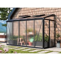 GFP 324 x 132 cm Anlehngewächshaus, pulverbeschichtet, Anthrazit RAL 7016 - (GFPV00754) Unkategorisiert online kaufen