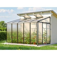 GFP 324 x 194 cm Anlehngewächshaus, pulverbeschichtet, Anthrazit RAL 7016 - (GFPV00749) Unkategorisiert online kaufen