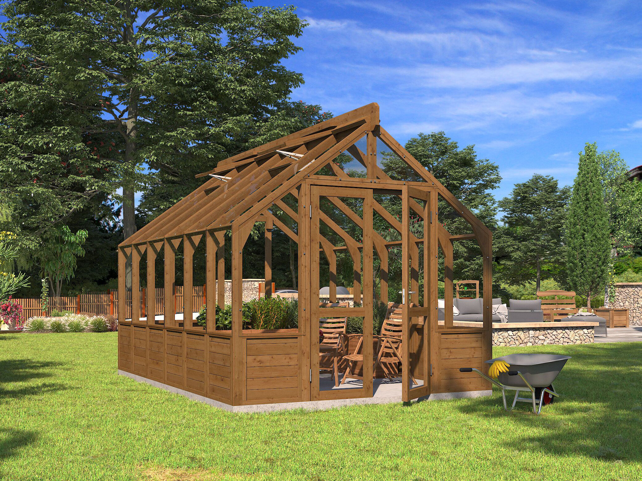 Lähe Premium Gewächshaus Modell Greenline Nr. 8 Unkategorisiert online kaufen