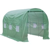 Outsunny Foliengewächshaus B/H/L: ca. 200x200x350 cm Unkategorisiert online kaufen