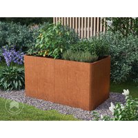 PRIMEYARD 146 x 80 x 60 cm Hochbeet, Cortenstahl, Rost-Optik | inkl. Lochboden Unkategorisiert online kaufen