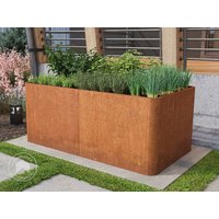 PRIMEYARD 146 x 80 x 80 cm Hochbeet, Cortenstahl, Rost-Optik Unkategorisiert online kaufen