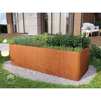PRIMEYARD 200 x 80 x 80 cm Hochbeet, Cortenstahl, Rost-Optik Unkategorisiert online kaufen