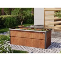 PRIMEYARD 200 x 85 x 77 cm Hochbeet, Cortenstahl, Rost-Optik | inkl. Schneckenschutz Unkategorisiert online kaufen