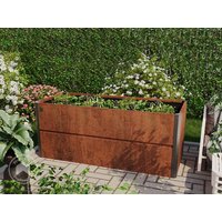 PRIMEYARD 200 x 85 x 77 cm Hochbeet, Cortenstahl, Rost-Optik Unkategorisiert online kaufen