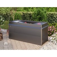 PRIMEYARD 200 x 85 x 77 cm Hochbeet, Stahl, Anthrazit-Metallic | inkl. Frühbeetaufsatz und Schneckenschutz Unkategorisiert online kaufen