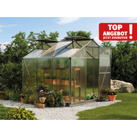 Gewächshaus VIOLA 222x223 cm, Tomatenhaus 6 mm, Tomatengewächshaus  aus Aluminium, ideales kleines Gewächshaus, GFP Gewächshaus, Gewächshaus 6 mm online kaufen