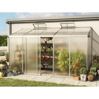 GFP 365 x 147 cm Anlehngewächshaus, Aluminium Natur - (GFPV00287) online kaufen