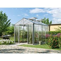Gewächshaus 222x294 cm, 10 mm, 2 Fenster, Doppeltür, Gewächshaus Aluminium, Tomatenhaus, Gartenhaus, Treibhaus, gewächshaus günstig, Glashaus online kaufen Gewächshaus 222x294 cm, 10 mm, 2 Fenster, Doppeltür, Gewächshaus Aluminium, Tomatenhaus, Gartenhaus, Treibhaus, gewächshaus günstig, Glashaus online kaufen