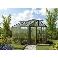 Gewächshaus DIAMAS 235x311 cm, Plexiglas ALLTOP, 4 Fenster, Doppeltür, Gewächshaus Aluminium, Tomatenhaus, Gartenhaus, Treibhaus, gewächshaus günstig, Glashaus online kaufen