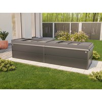 Hochtbeet aus Stahl 300x100x77 cm,  mit Frühbeet erhältlich, Hochbeet Bausatz, Hochbeet Metall, Hochbeet selber bauen online kaufen