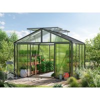 GFP 311 x 311 cm Gewächshaus, Pulverbeschichtet Anthrazit, RAL 7016 | Aktionsset - Profi 2 - (GFPV00250) online kaufen