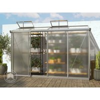 GFP 294 x 77 cm Anlehngewächshaus, Aluminium Natur - (GFPV00283) online kaufen