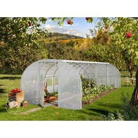 TOOLPORT 3x8m Foliengewächshaus, PE-Plane, weiß - (8998) Unkategorisiert Produktbild