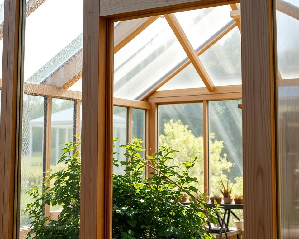 Fjordholz Gewächshaus Materialqualität