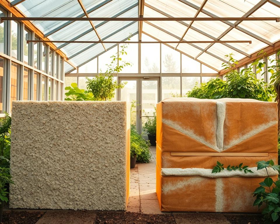 Gewächshaus Isolierung Vergleich