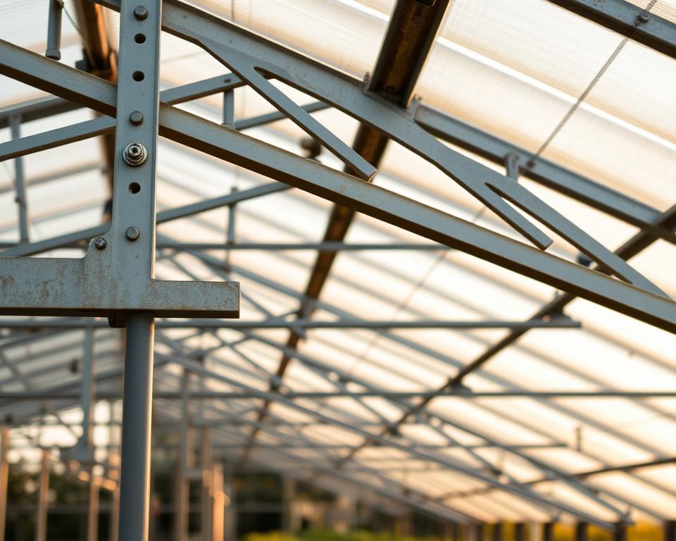 Gewächshaus Verstrebungen