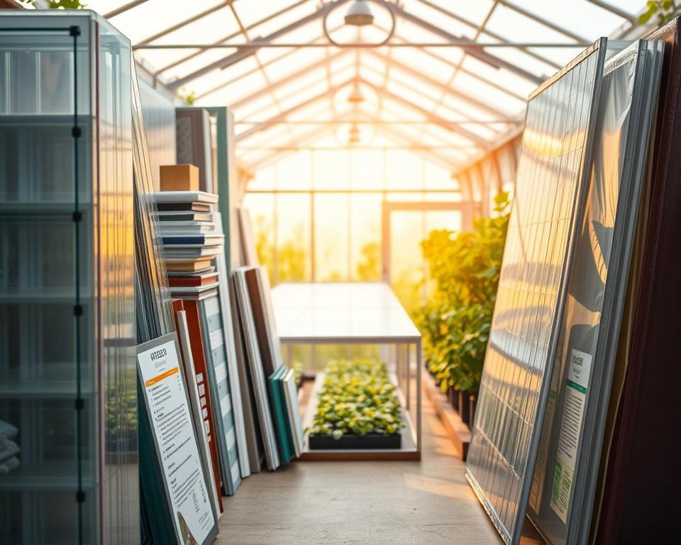 Gewächshausmaterialien Vergleich