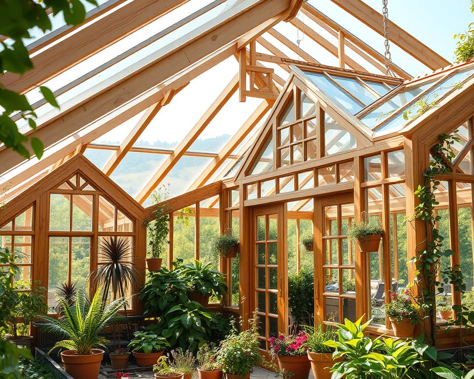 Holz-Gewächshäuser Modelle