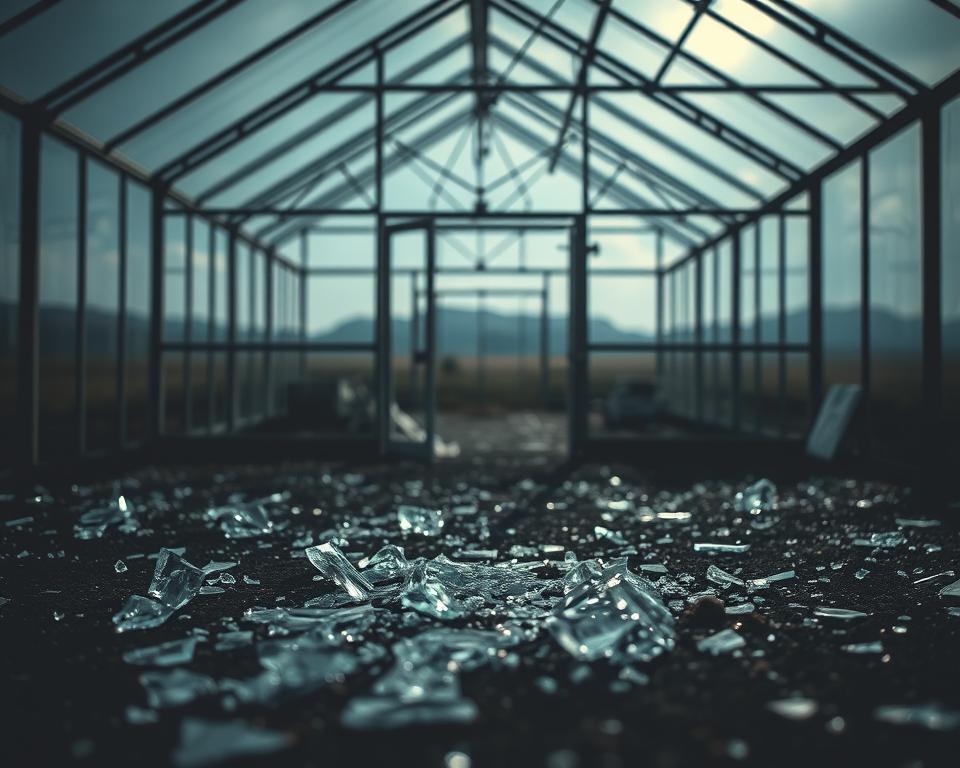 Nachteile Glasgewächshaus Sicherheitsrisiken