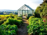 Standort Gewächshaus im Garten
