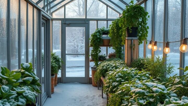 5 Möglichkeiten das Gewächshaus im Winter optimal zu nutzen