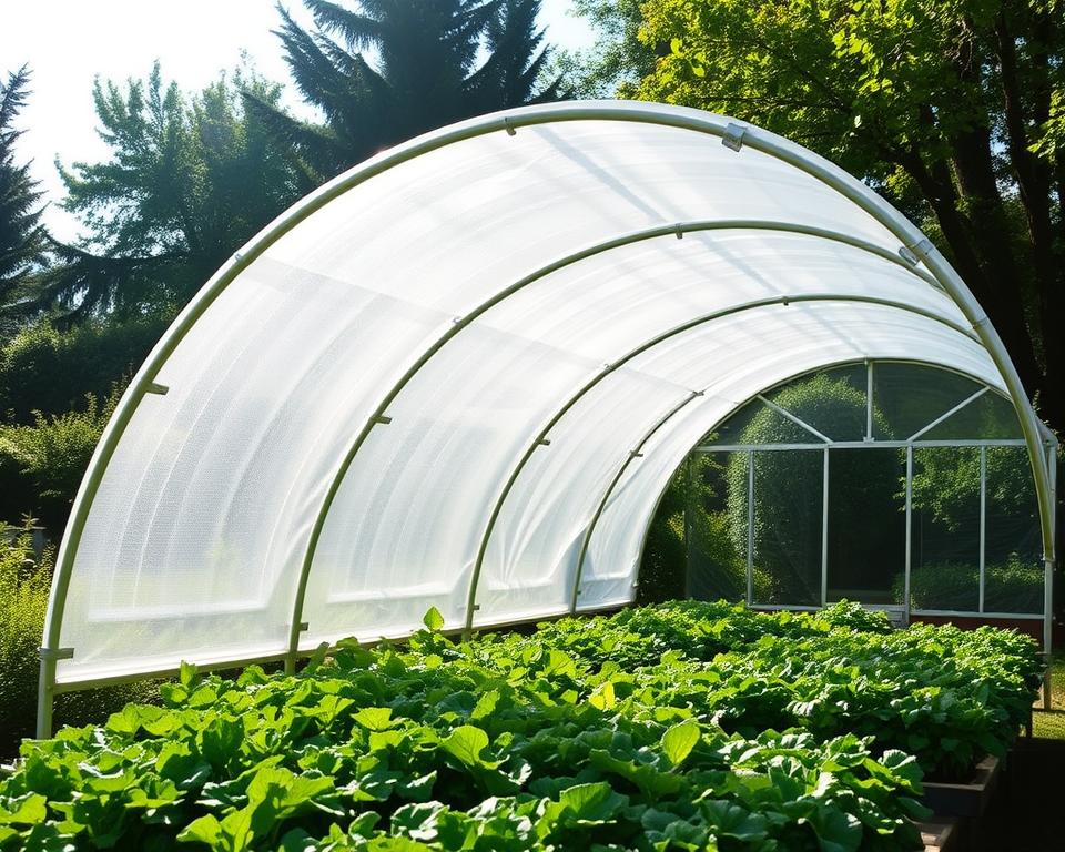 Folientunnel Gewächshaus-Alternative