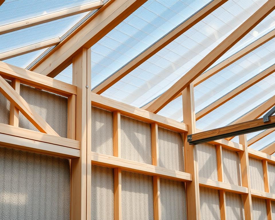 Gewächshaus Wandkonstruktion