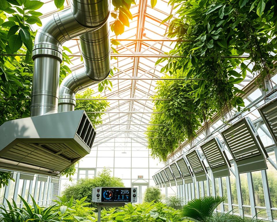 Gewächshausklima Lüftungssysteme