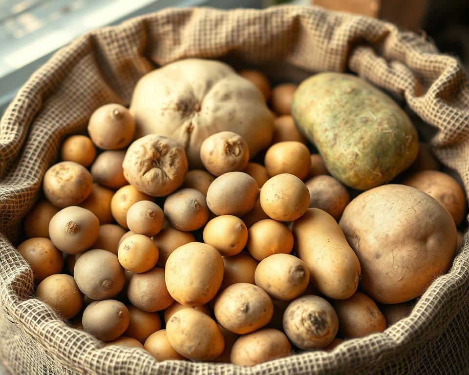 Kartoffelsorten im Pflanzsack