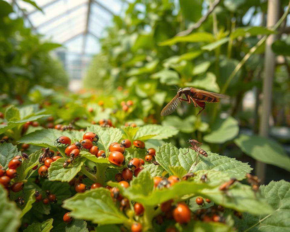 Nützlinge im Gewächshaus Nützlinge im Gewächshaus