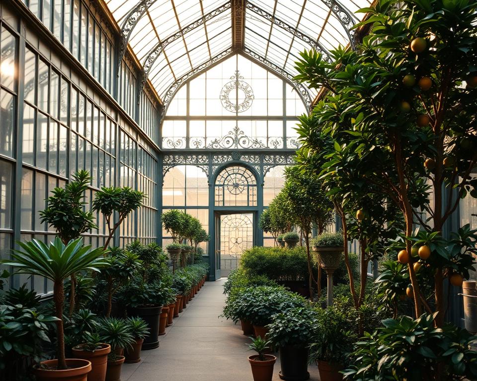 Orangerie Klimakontrolle und Pflege