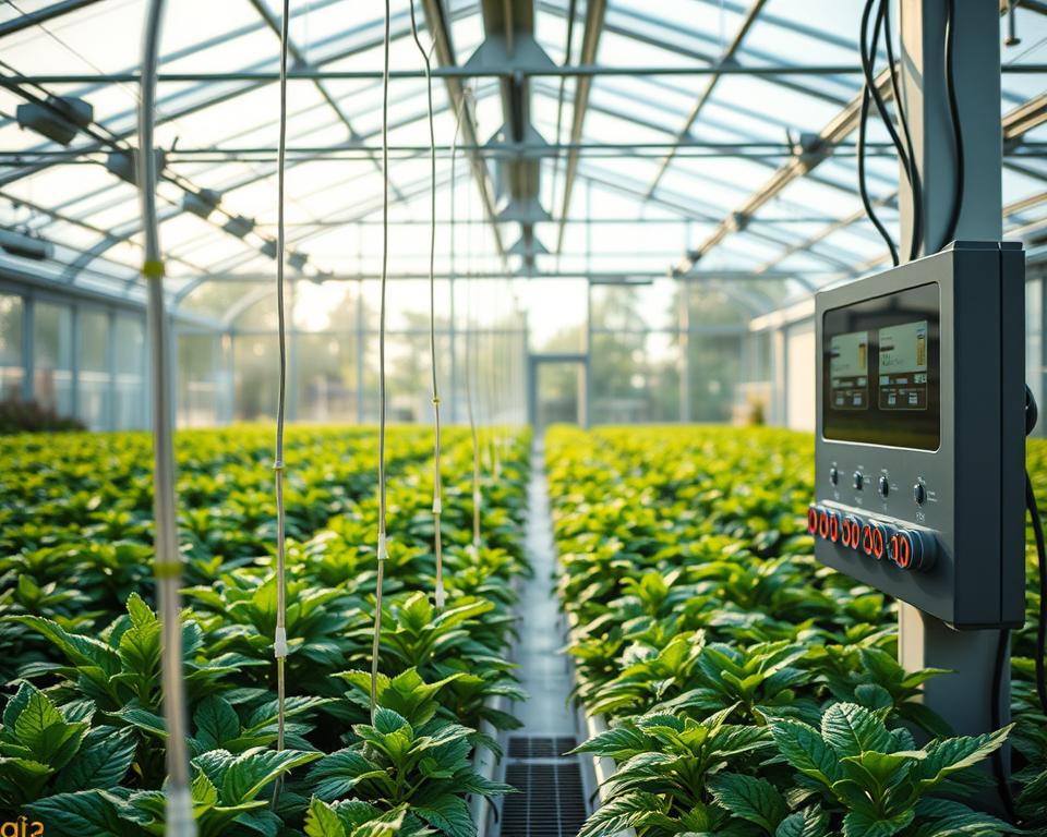 Automatische Bewässerungssysteme im Gewächshaus