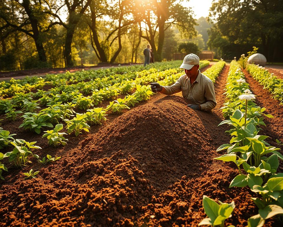 Bodenverbesserung mit organischem Dünger