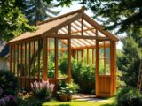 Gewächshaus aus Holz selbst bauen