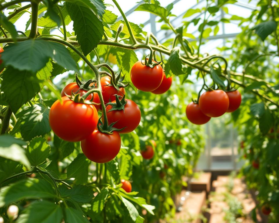 Tomaten im Gewächshaus pflegen Tomaten im Gewächshaus pflegen