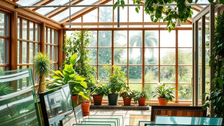 Welches Glas ist für ein Gewächshaus am besten?