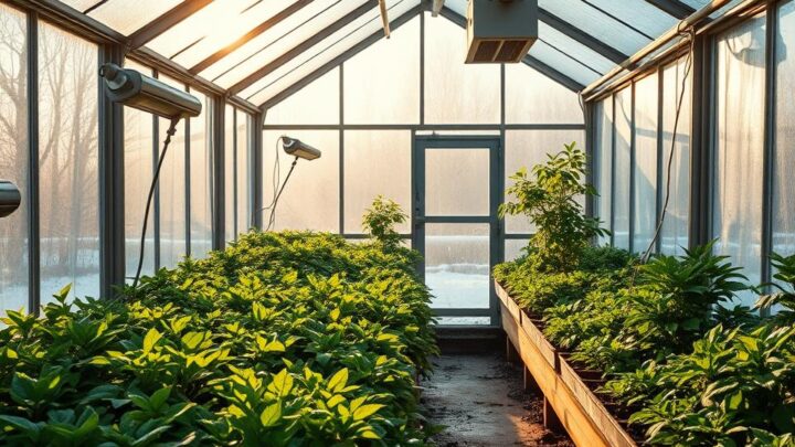 Gewächshaus heizen: Die besten Tipps für eine optimale Heizung