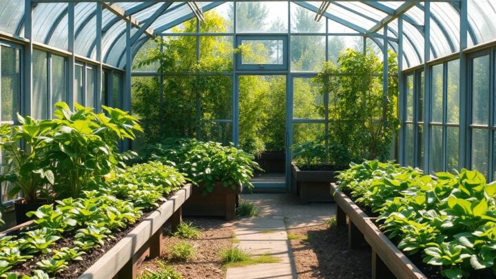 Gewächshaus ohne Fundament aufstellen: Anleitung und Tipps