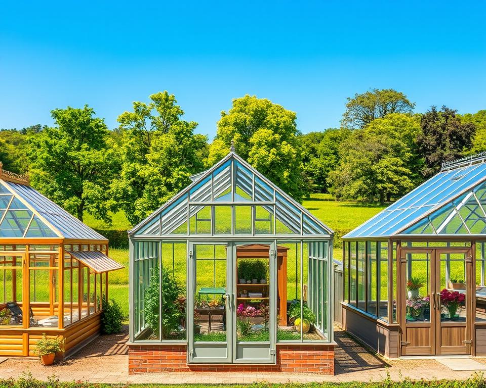 Gewächshaus Typen Vergleich
